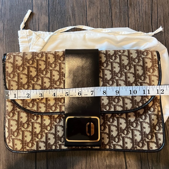 Christian Dior Monogram Trotter Canvas Clutch - Picture 11 of 11